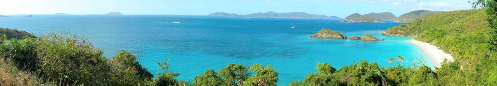 Pohled na Trunk Bay